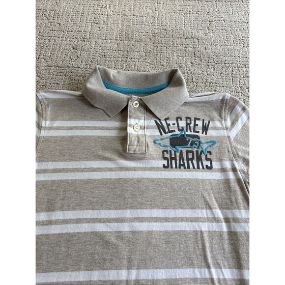 Cherokee Polo Shirt Youth Boys Collared Short Sleeve Striped Size Large (12/14) - Picture 2 of 11